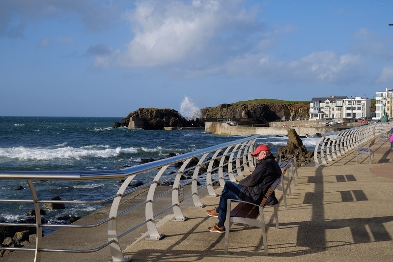 View of Portstewart promenade