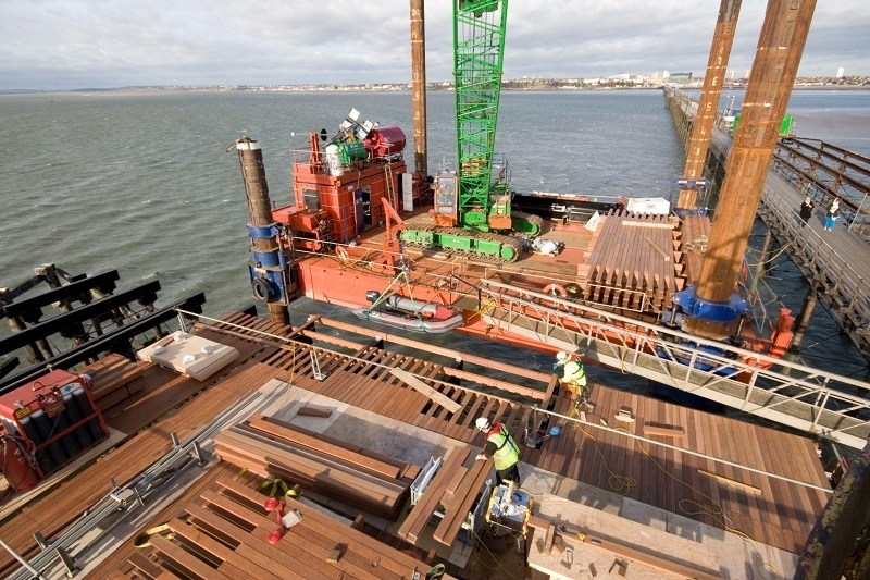 Sustainable pier in Southend