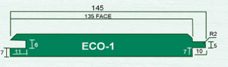 Tongue and groove cladding profile